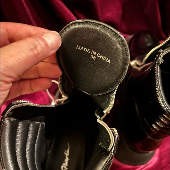 3.1 Phillip Lim Patent Leather Combat Boot - Picture 2 of 9